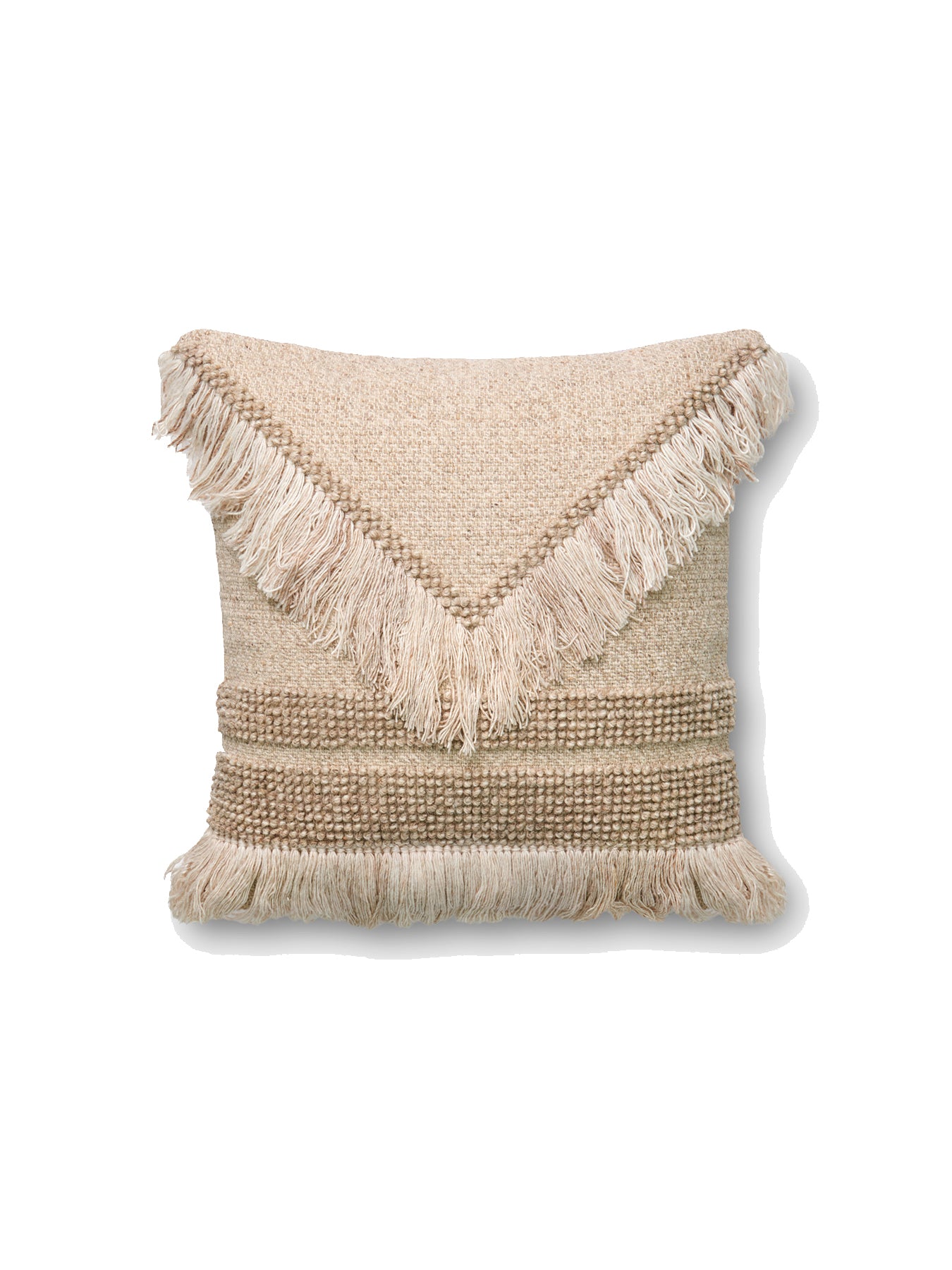 P4005 Chevron Fringe Pillow