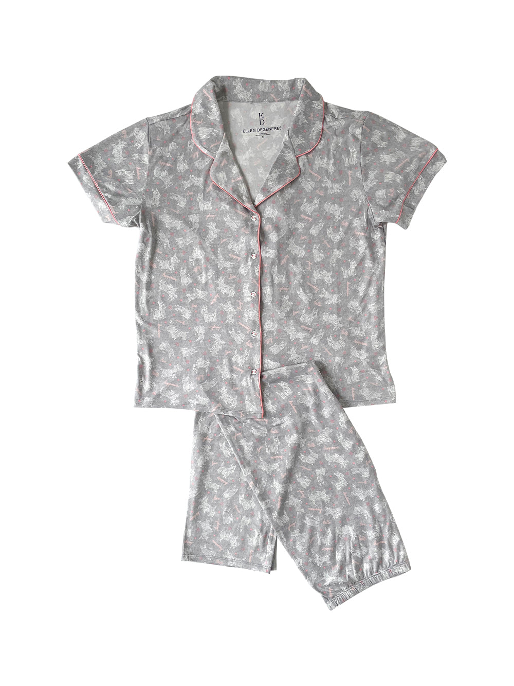 Brunching Notch Collar PJ Set