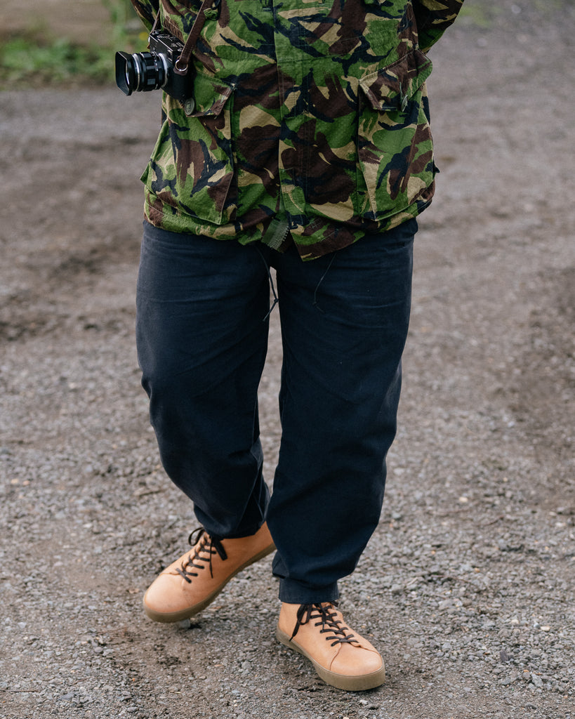 Ben Lloyd wearing the horween chromexcel sneakers boots