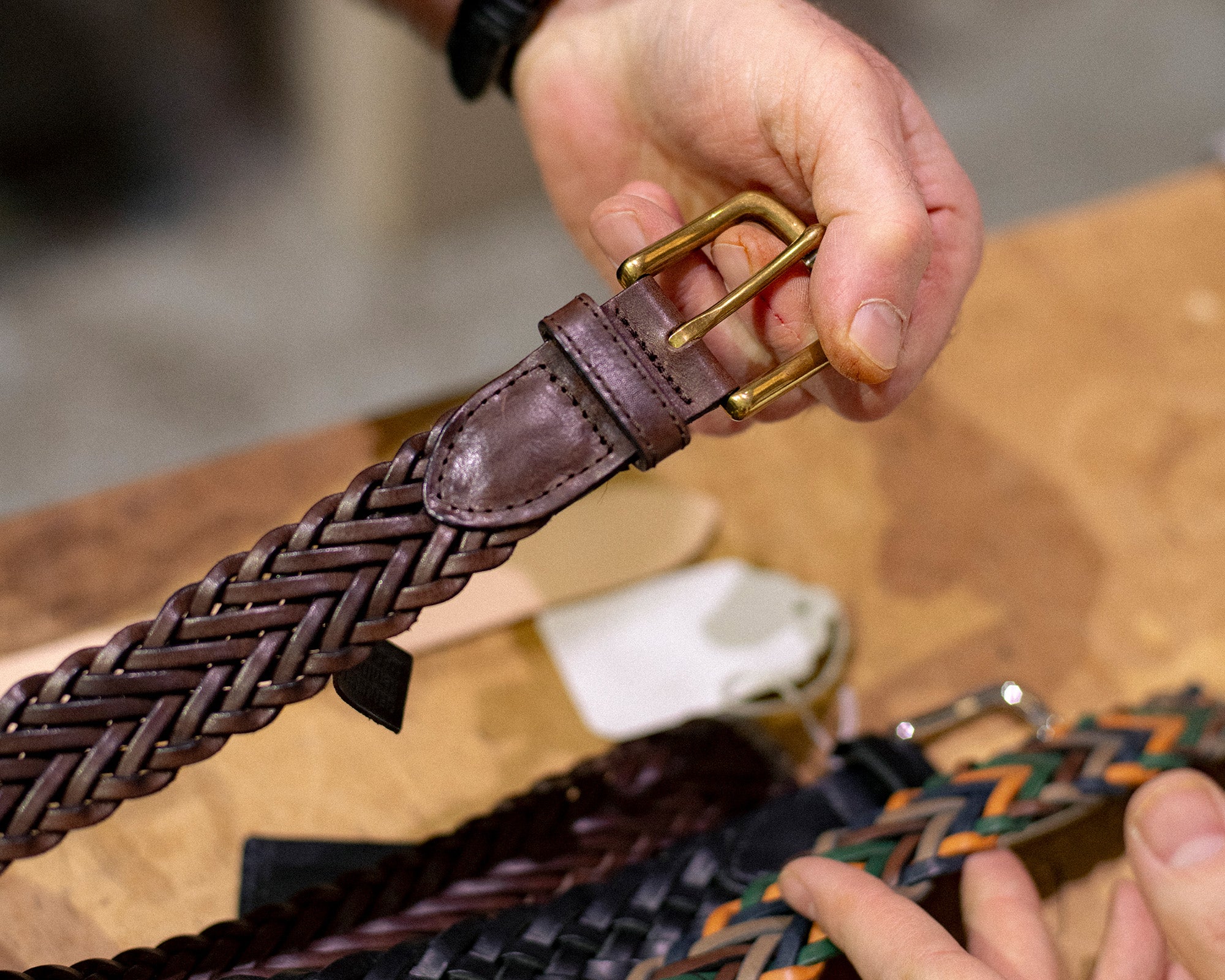 Braided belts, possibly on the horizon...