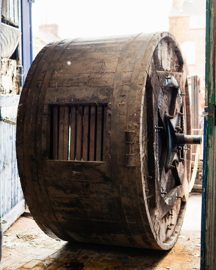 Old oak leather drum in Northampton