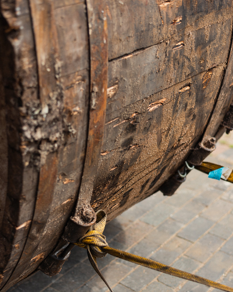 Old oak leather drum in Northampton