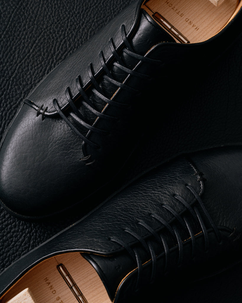 crown Northampton Harlestone Hand stitch sneaker Horween buffalo leather