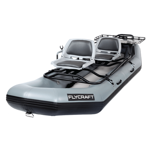 Flycraft's Inflatable Fishing Boat: X Base Package (2 or 3-Man