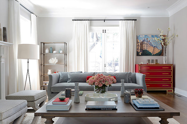 Designer Spotlight: Lucie Ayres | Arianna Belle Blog | Living Room with Center Table