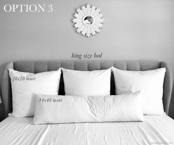 Pillow Size Guide for King Beds – Arianna Belle