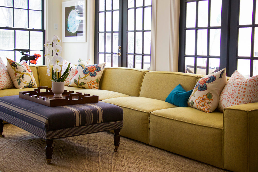 How to Layer Decorative Pillows on a Sectional Sofa | The 3rd Layer