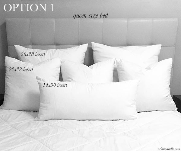 decorative bed pillows grey