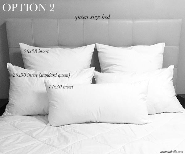 Pillow Size Guide for Full Beds – Arianna Belle