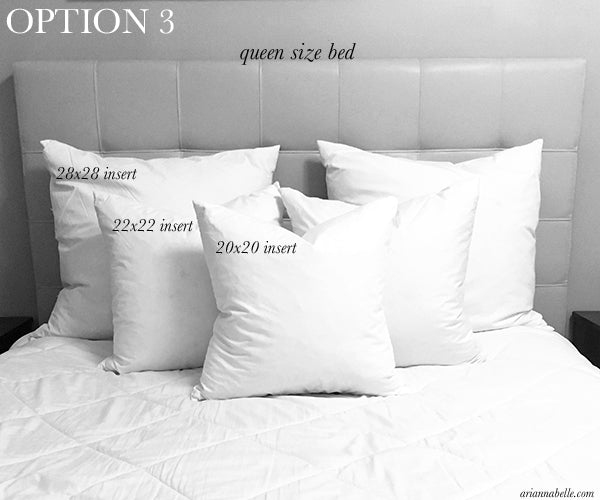 Pack of 4 Throw Pillows Insert Bed and Couch Pillows White 4 (14x14)