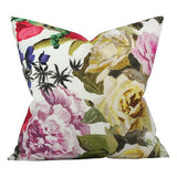 orangerie rose floral designer pillow