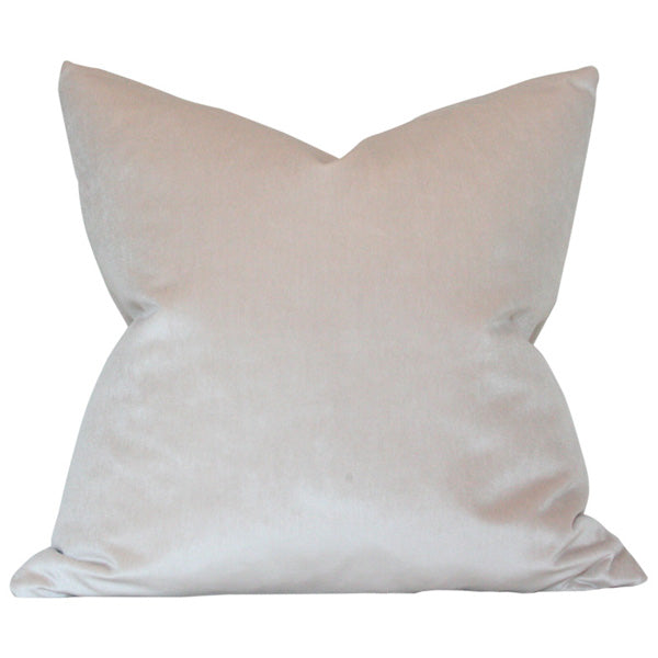 Champagne Velvet Designer Pillow 