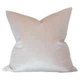 champagne velvet designer pillow