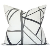 channels ebony and ivory designer pillow