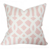 Imperial Trellis Blush Pink Designer Pillow | Arianna Belle