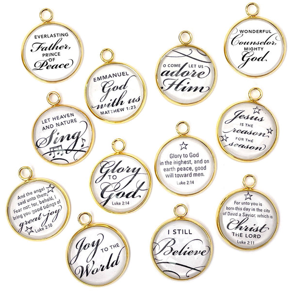 Christmas Miniature Scripture Ornament Advent Calendar – ScriptCharms -  Scripture Jewelry & Charms