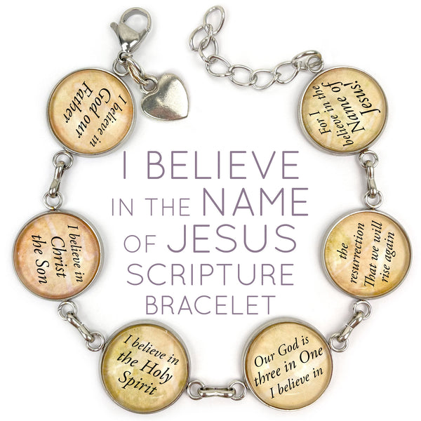 Trust In The Lord Womens Religious Healing Bolo Bracelet