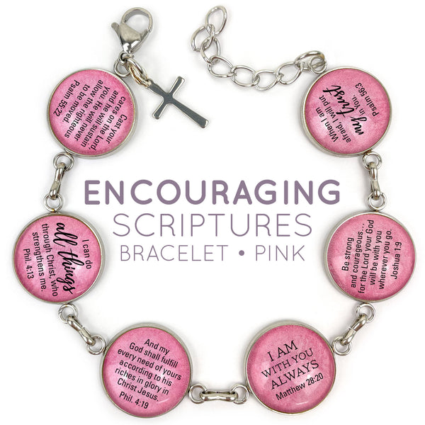 Be Strong and Courageous - Joshua 1:9 - Stainless Steel Bracelet