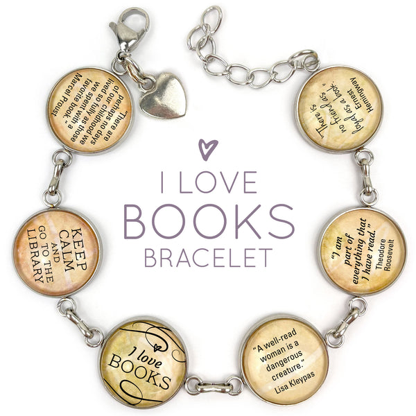 Pendant Book Charms Lot of 3 Teacher Charm Reading Charm Magazine Charm  Library