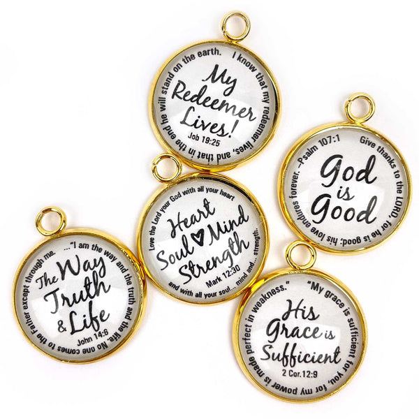 Easter Bulk Scripture Charms Set for Jewelry Making – ScriptCharms -  Scripture Jewelry & Charms