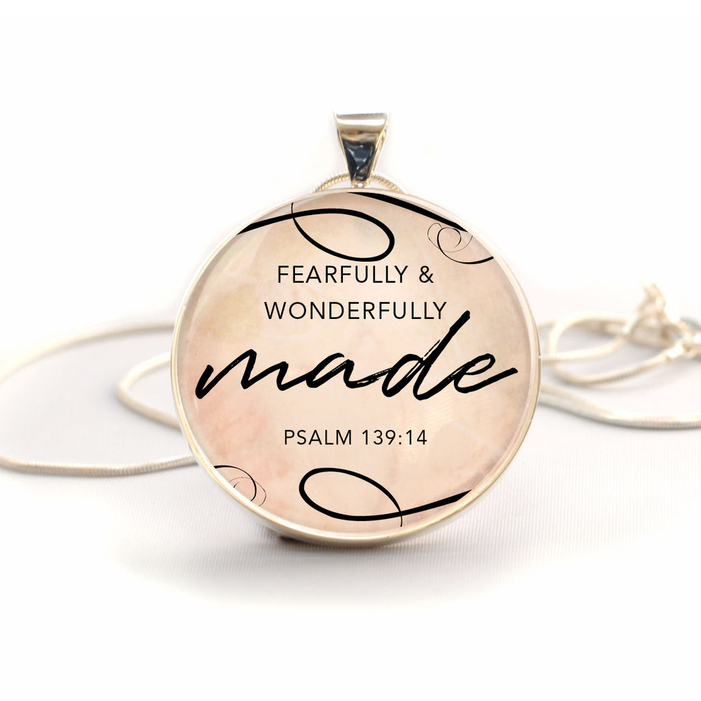 fearfully and wonderfully made necklace