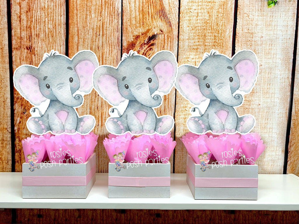 Elephant Baby Shower Elephant Birthday | Its a Girl T – Posh Parties