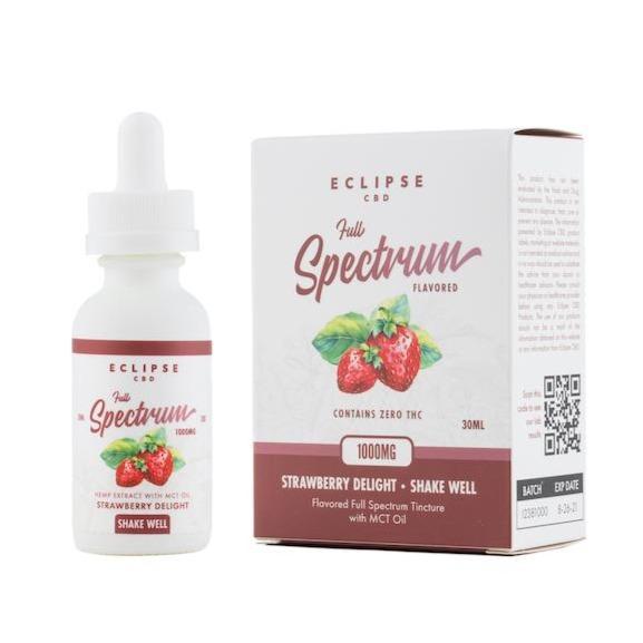 Eclipse CBD Strawberry Delight Full Spectrum CBD Tincture