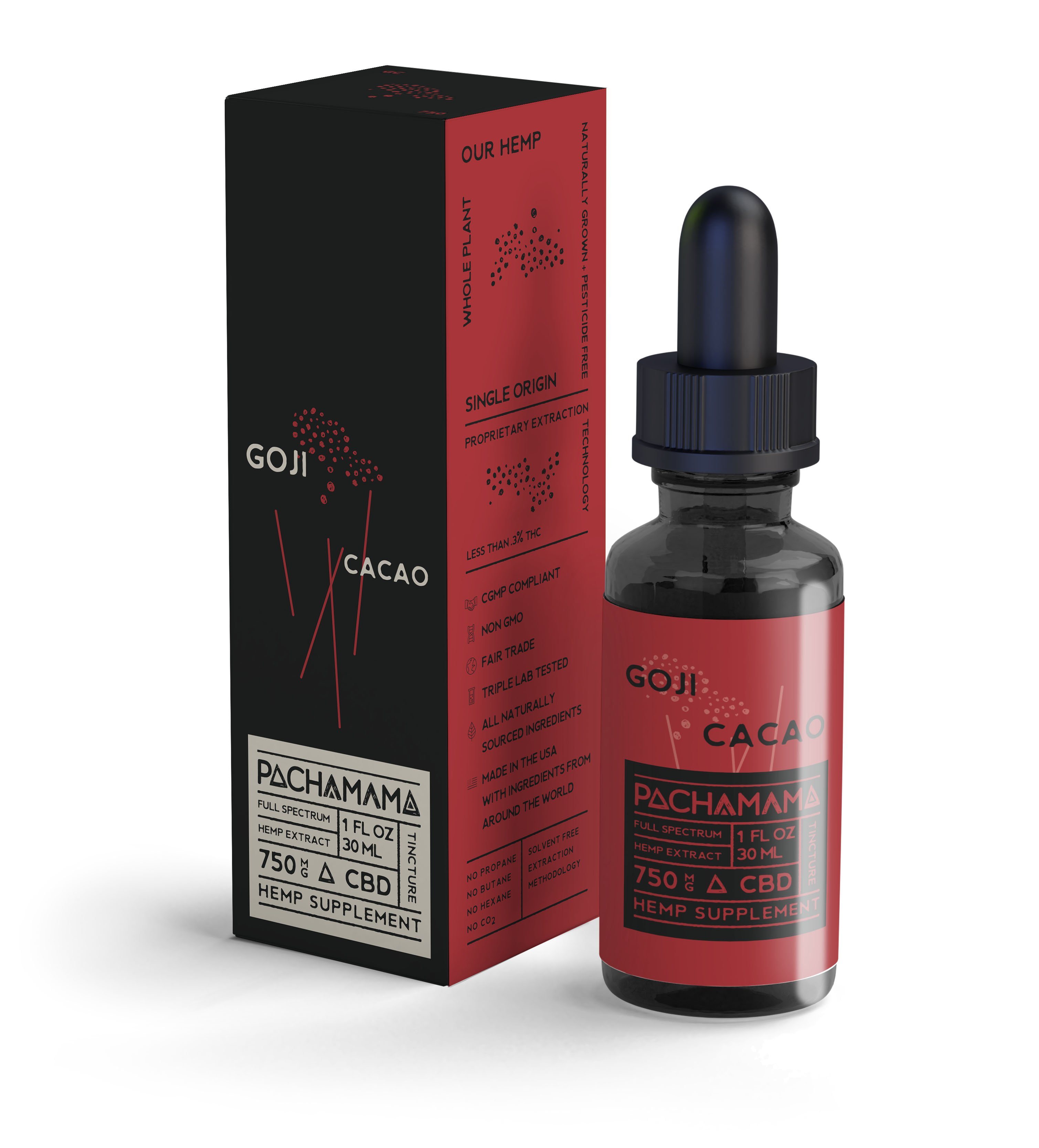 Pachamama Goji Cacao CBD Tincture