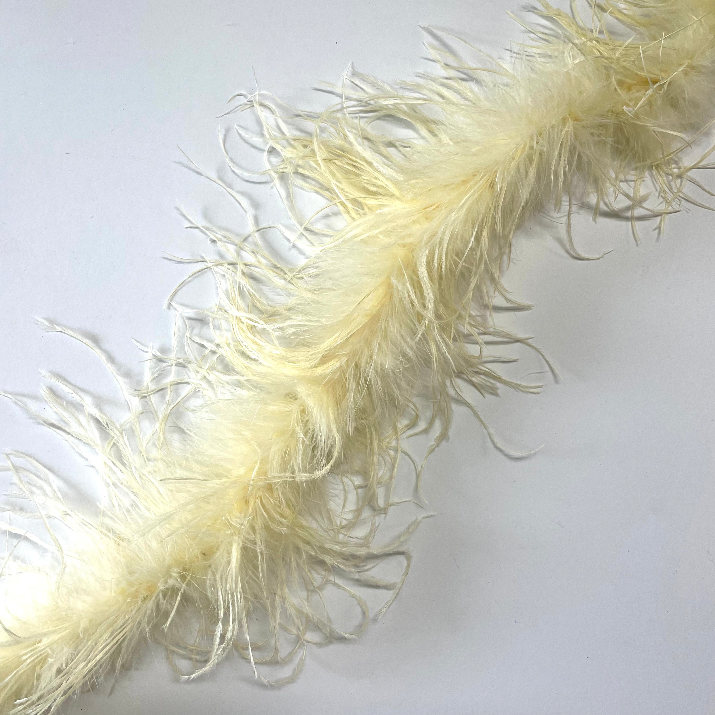 (Sold by Piece) Ostrich with Marabou Feather Boa for Sale Online 2 Ply