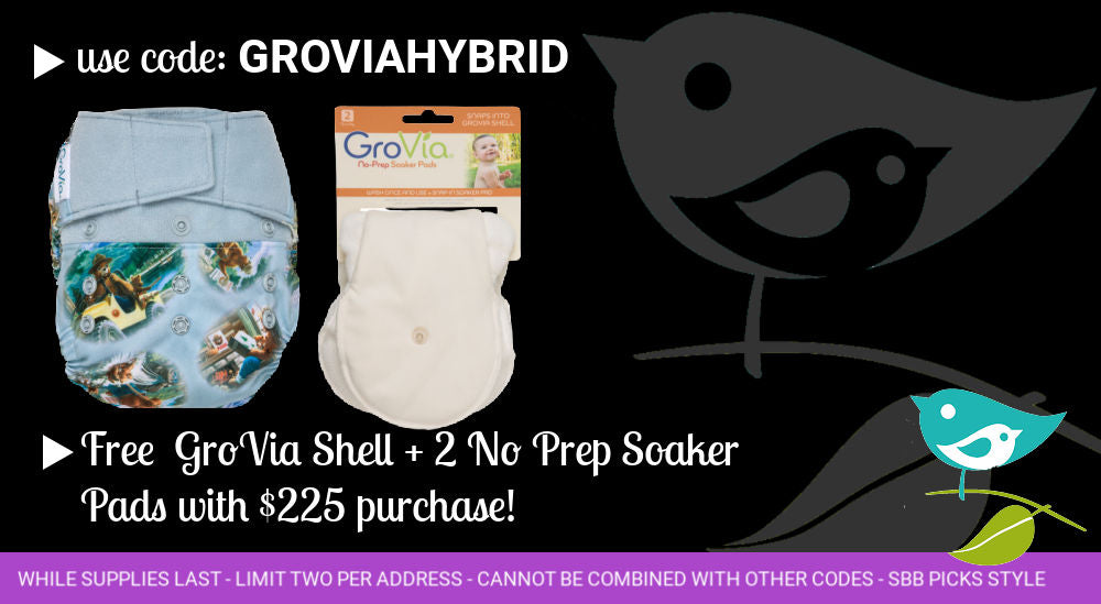 free grovia shell and soakers with purchase