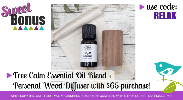 free essential oil and diffuser with purchase