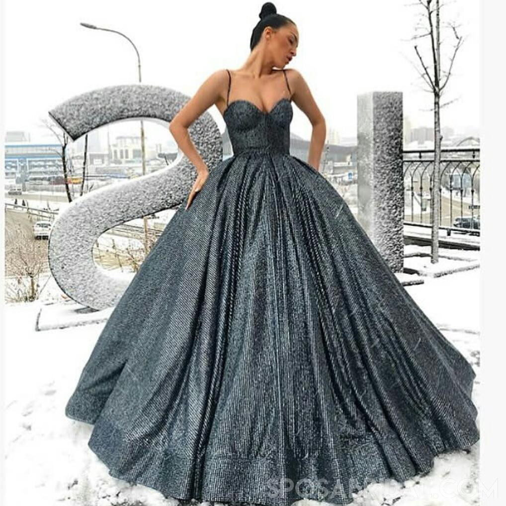 Elegant Ball Gown, A-Line Sparkly 