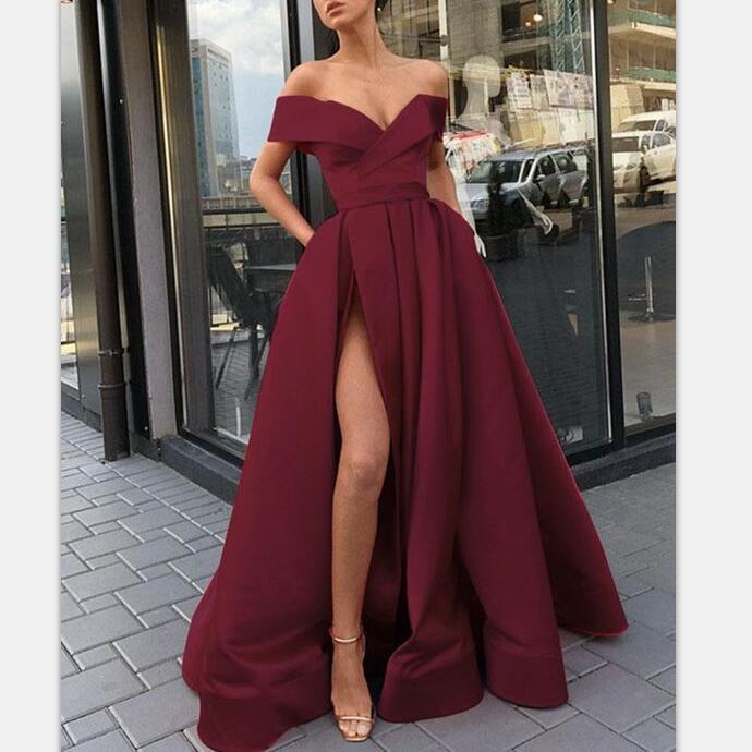 Elegant Fashion Chea Red Long Women 