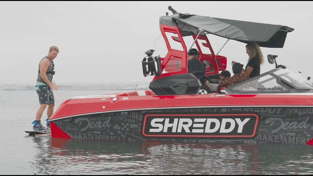 Wakeboarding with Shreddy Boat