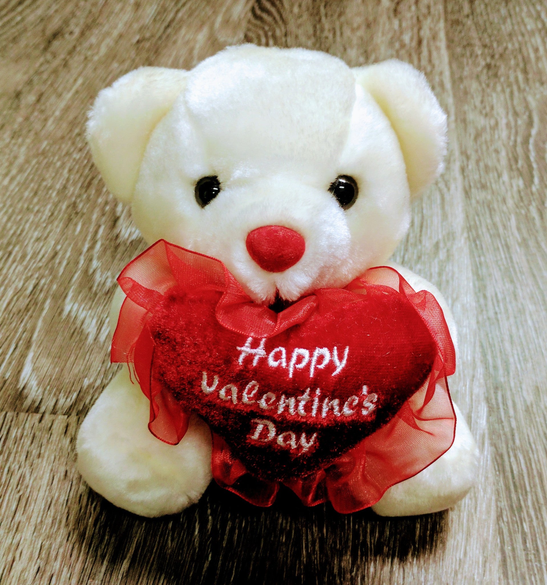 red valentines bear