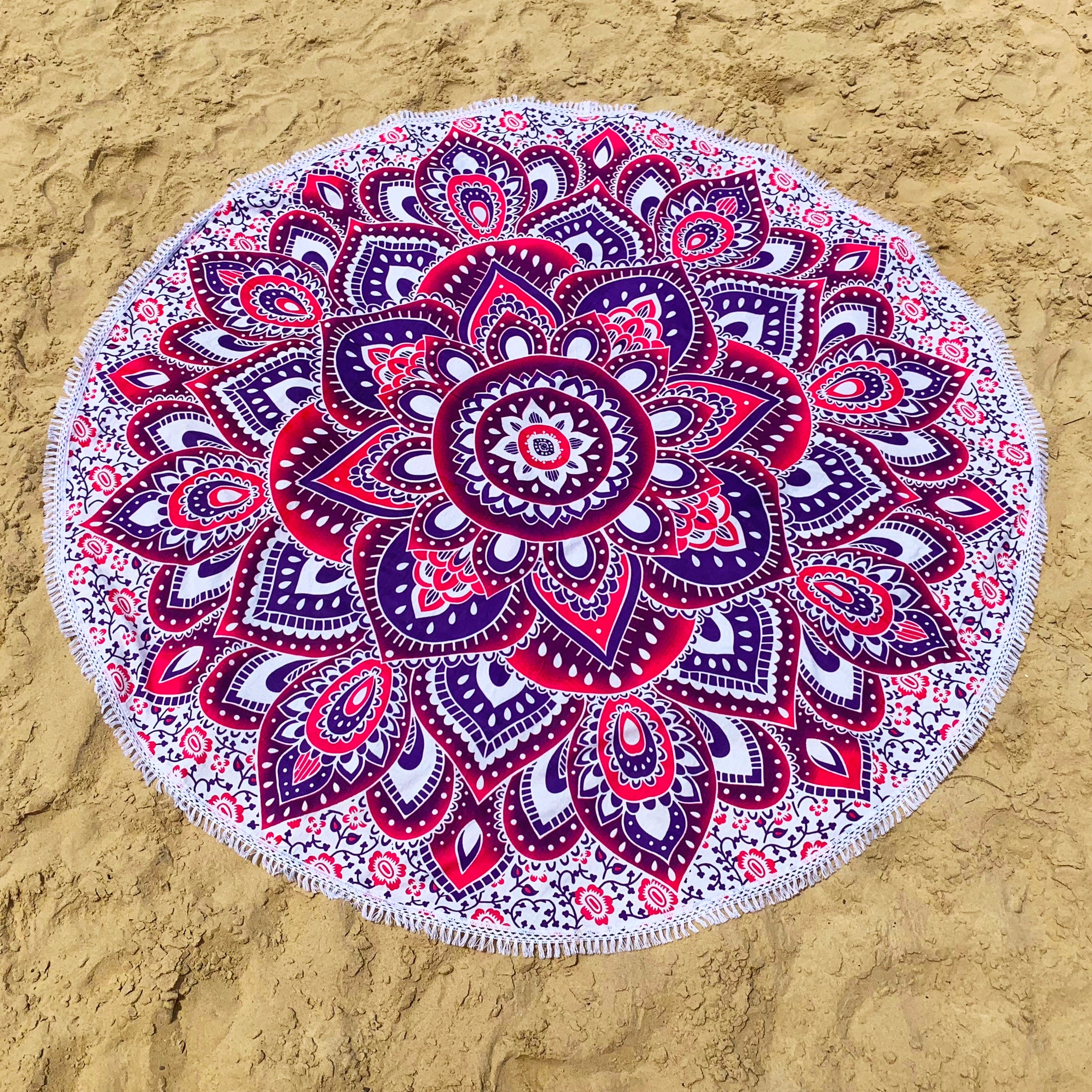 mandala beach mat