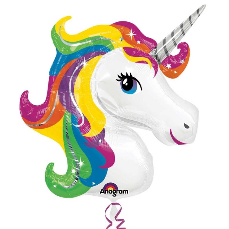 Ballon Aluminium Licorne Cm Vivafiesta