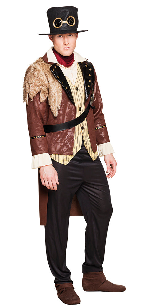 Deguisement Steampunk Capitaine Homme Vivafiesta