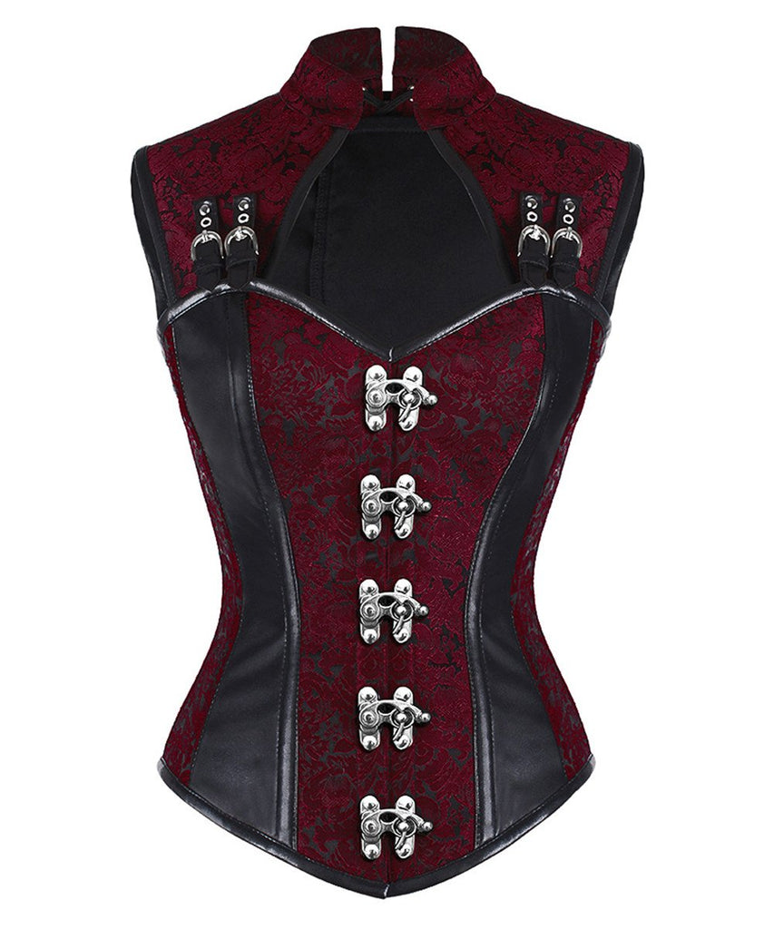 Olga Gothic Corset with Shoulder Straps | Corsets Queen US-CA