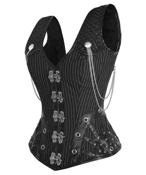 Haide Steampunk Overbust Corset | Corsets Queen US-CA