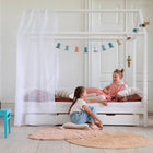 Hoppekids Eco Dream House Bed - 90 x 200 cm (2 Colours Available)