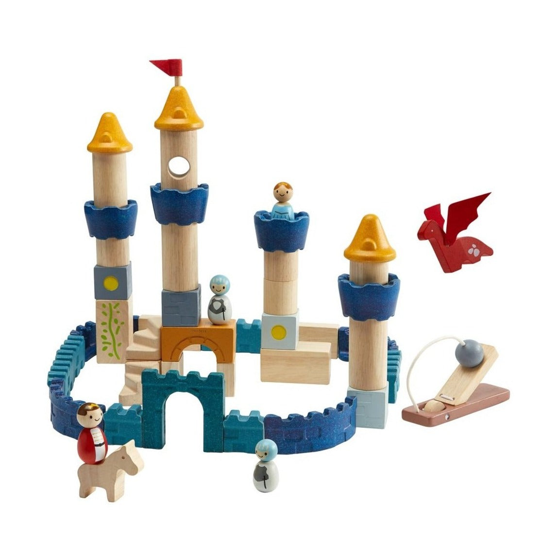 Plan Toys Castle Blocks Orchard Collection