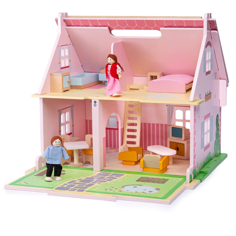 Bigjigs Wooden Blossom Cottage Dolls House - Sorens House product image