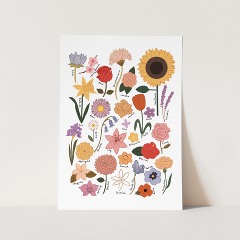 May We Fly — Watercolor Wildflowers Art Print