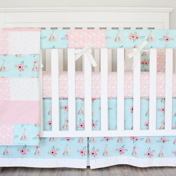 teepee crib bedding