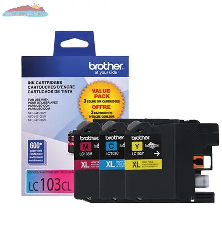LC103 C/M/Y 3-Pack of Innobella High Yield (XL Series) Color Ink Cartridges Brother