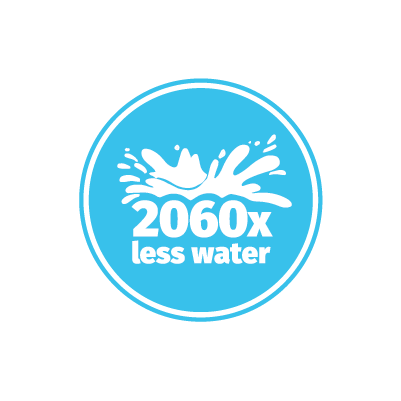 crickets us 2060 times less water than cows Design Icon
