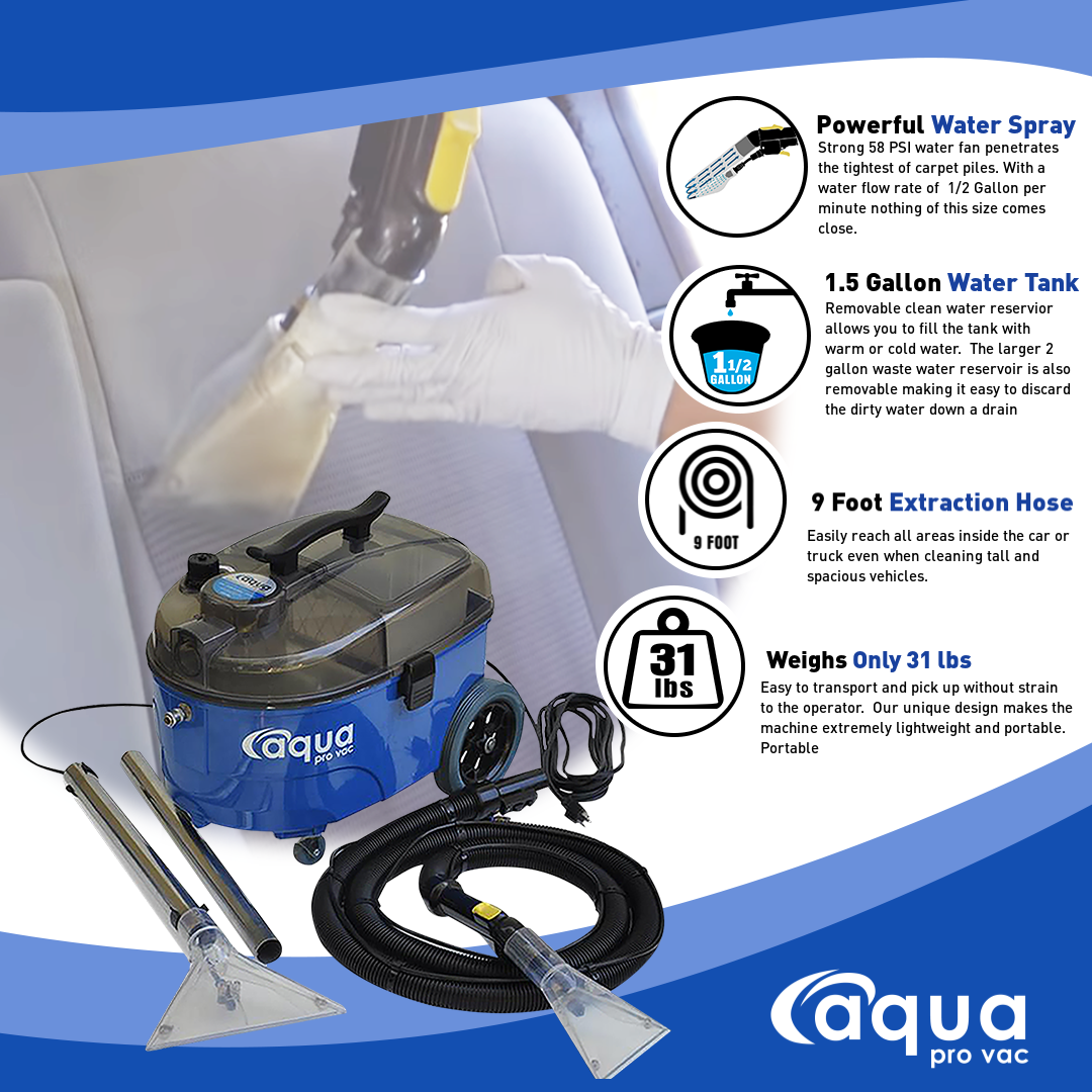 carpet extractor for car detailing