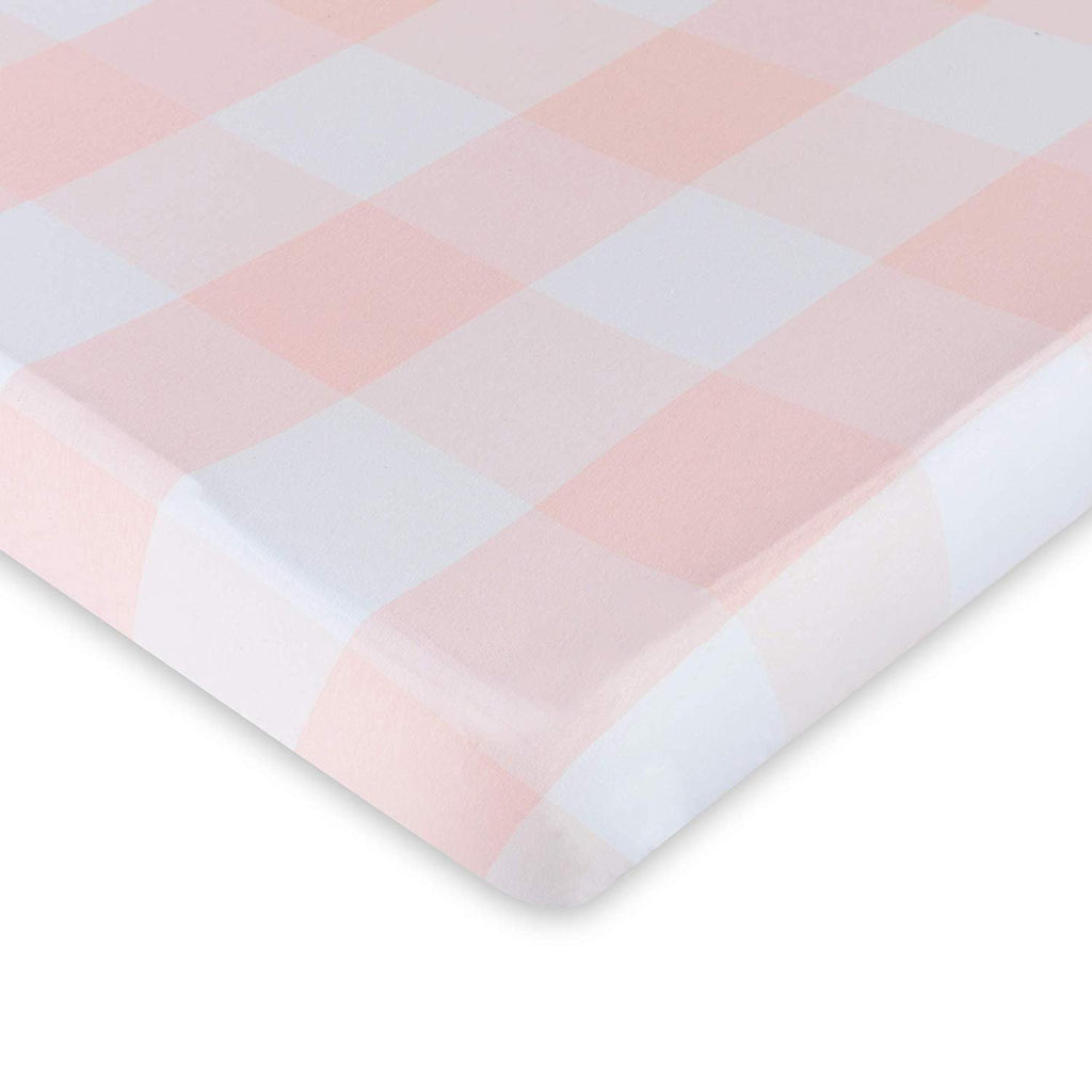 gingham crib sheet