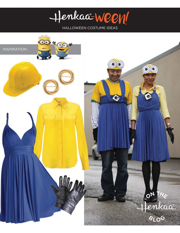 Henkaa Convertible Dress used for a Minions Halloween Costume, great cosplay costume that you can wear again.